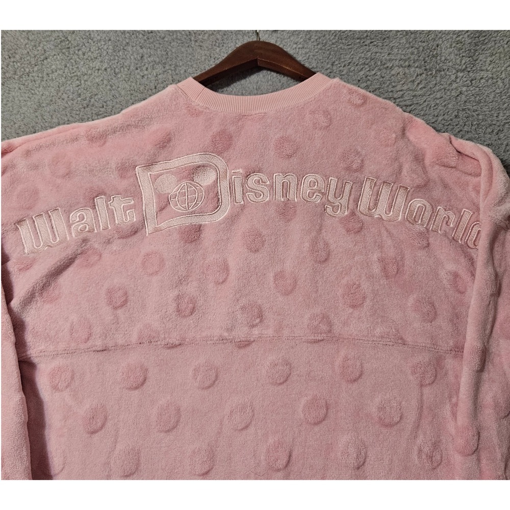 Disney Parks Walt Disney World Spirit Jersey Piglet Pink Polka Dot Fuzzy Medium